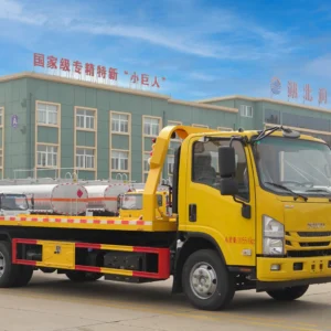 5-ton superstructure 6.5×2.4m flatbed one-tow-two wrecker truck 5-ton superstructure 6.5×2.4m flatbed one-tow-two wrecker truck