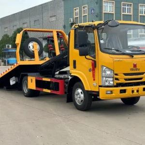 Lightweight 3-ton superstructure 4-ton winch rescue tow truck