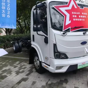 4.99T GVW 300km Range Qingling ISUZU Electric Light Cargo Truck (Right Hand Drive)