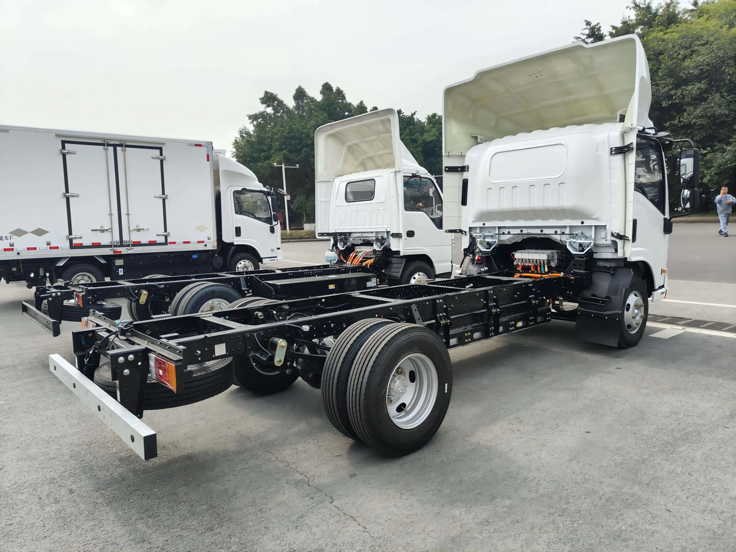 Euro Standard Certified 3-Seater Right-Hand Drive Pure Electric Light Truck