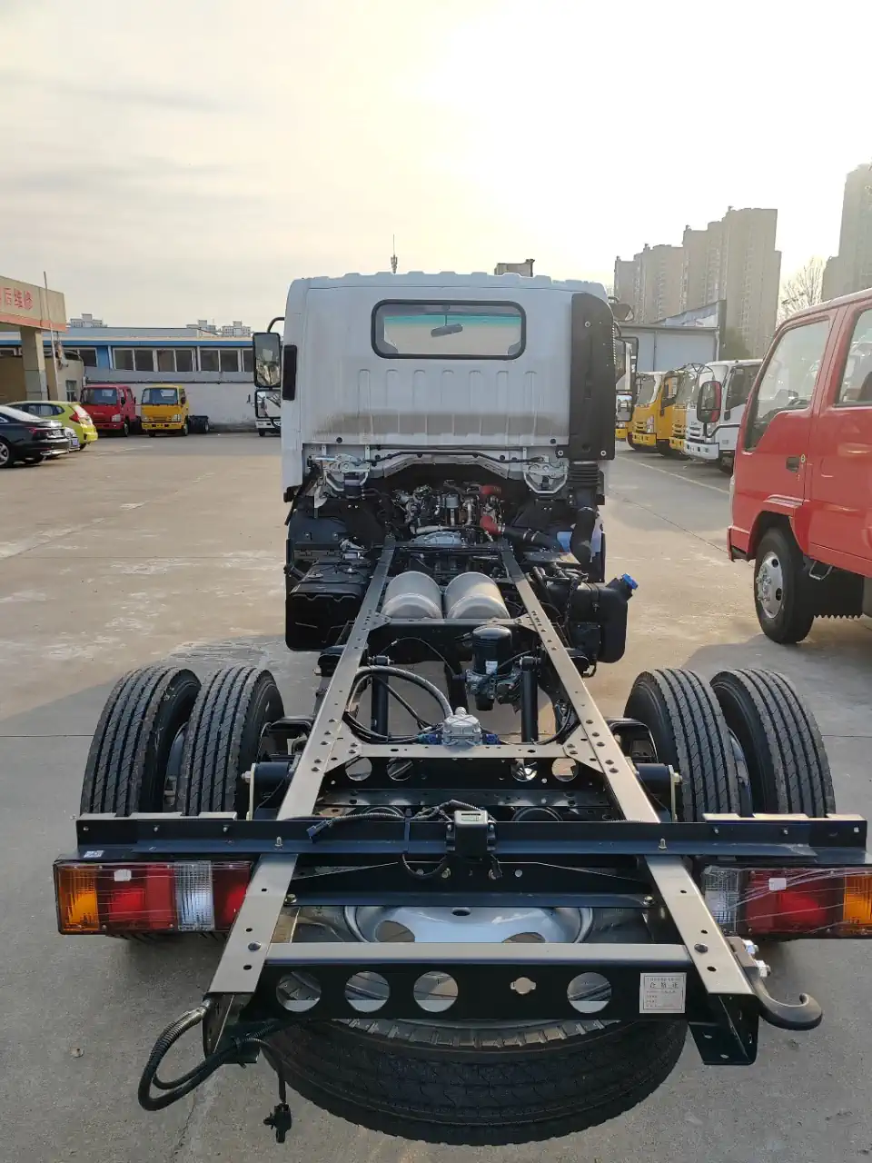 Isuzu KV100 3X Wide Cab Chassis with 3 Engine Options for Refrigerated Truck Conversion
