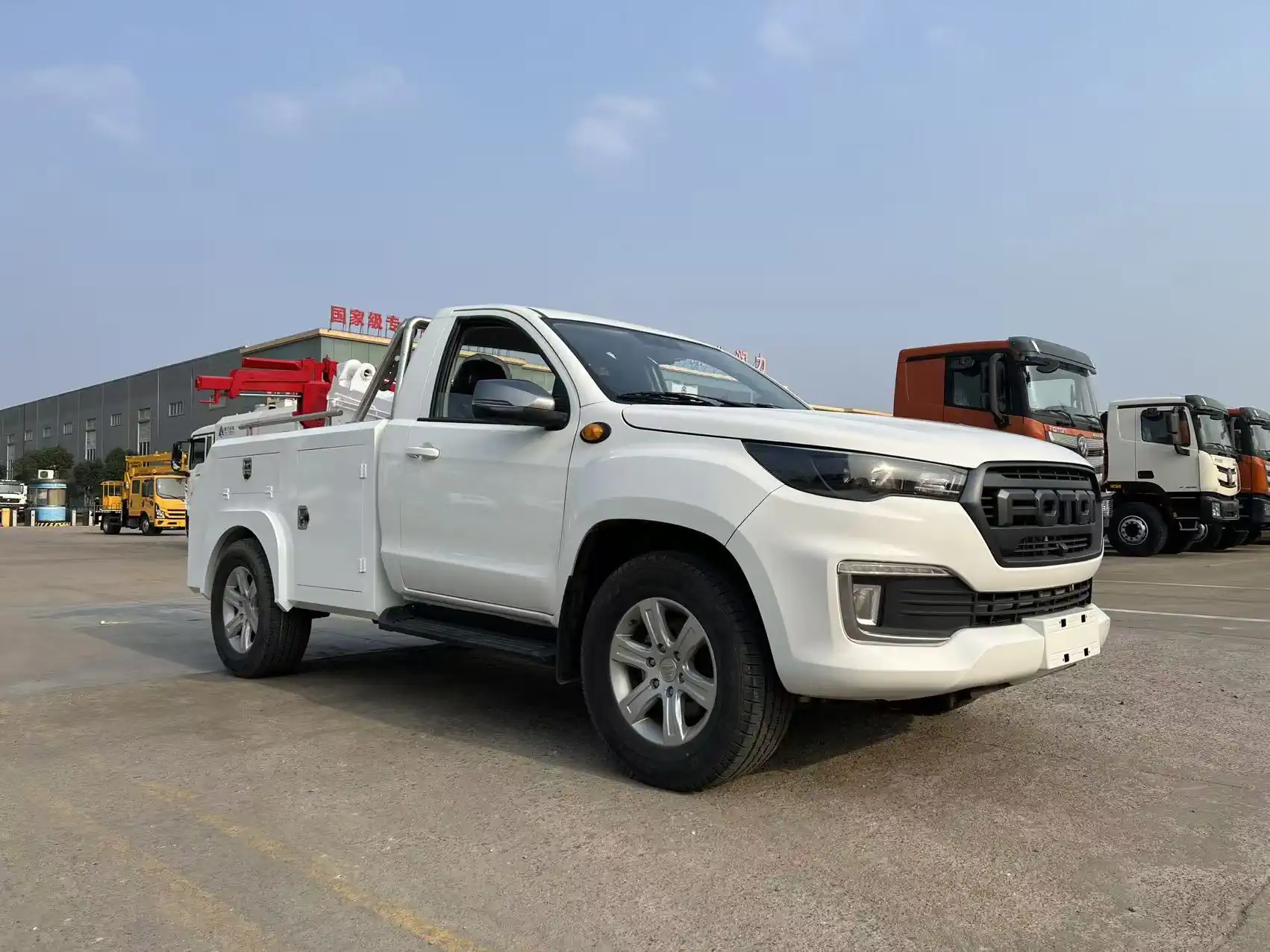 Light Duty Road Clearance Wrecker Truck – FOTON 4WD Chassis, Max 1160kg Towing-draw Mass for Sale
